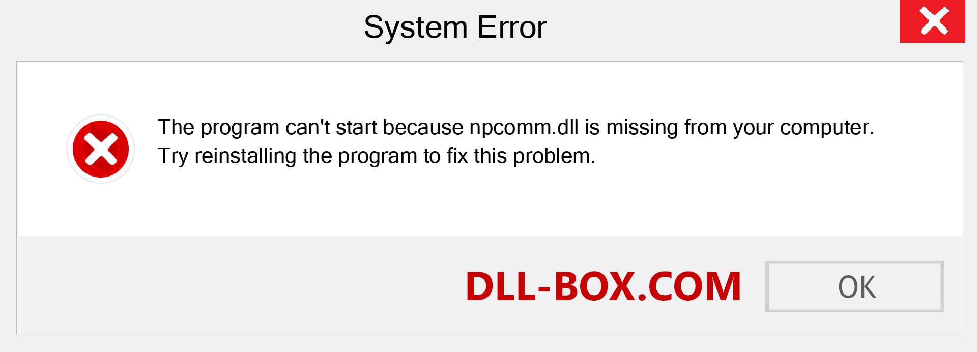  npcomm.dll file is missing?. Download for Windows 7, 8, 10 - Fix  npcomm dll Missing Error on Windows, photos, images